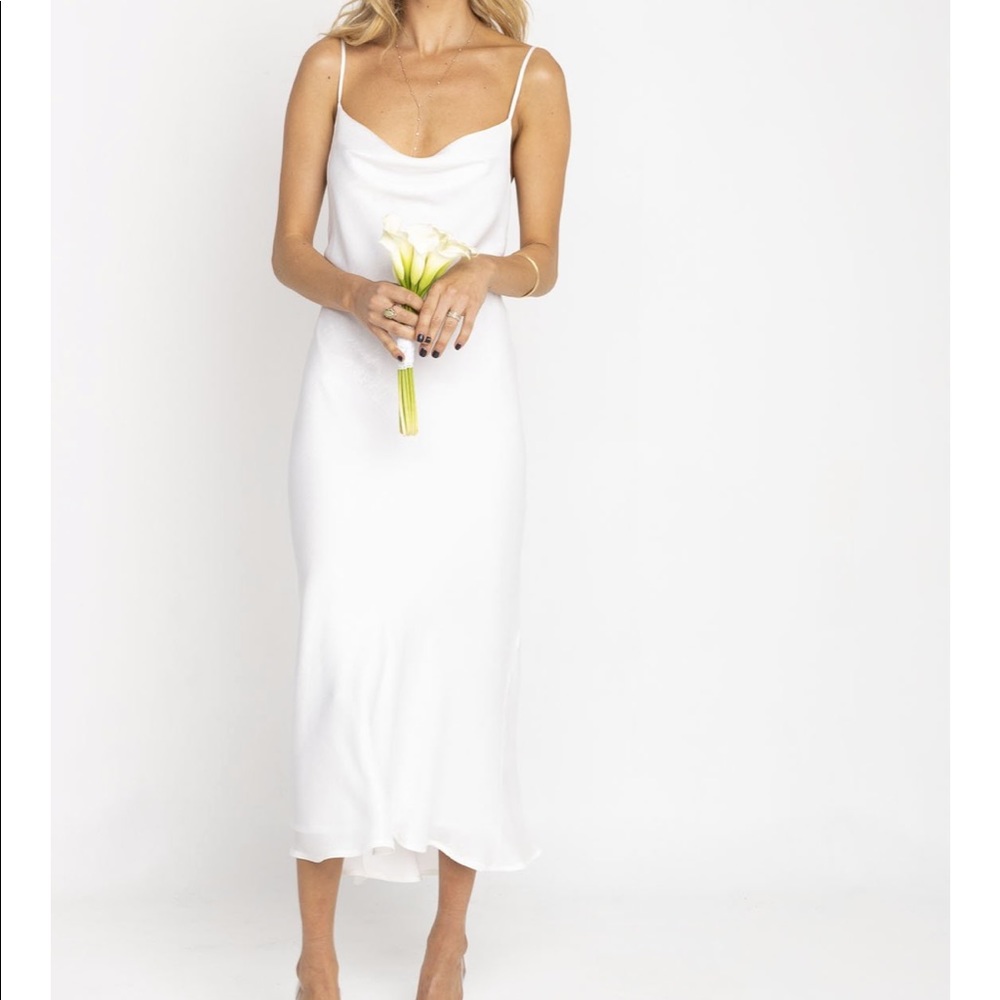 Resa berri silk dress size small NWT never worn ivory
